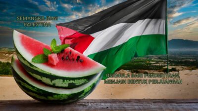 Ilustrasi Arti Semangka Palestina untuk Perjuangan Rakyat Palestina