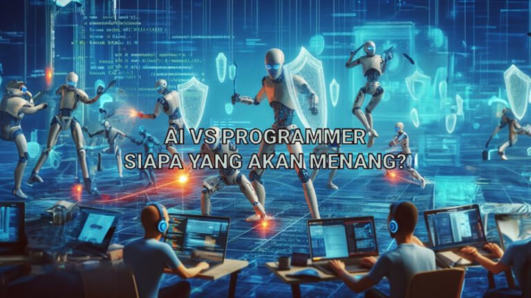 Ilustrasi Pertarungan Antara AI Melawan Programmer