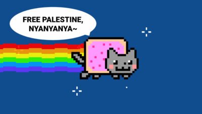Thumbnail Nyan Cat Mendukung Free Palestine