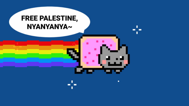 Thumbnail Nyan Cat Mendukung Free Palestine
